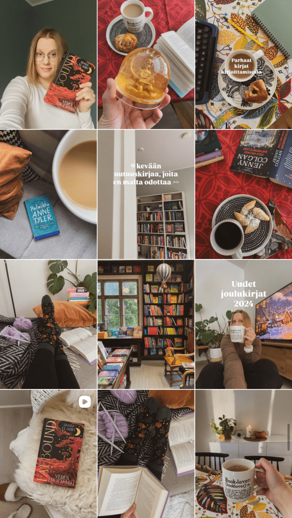 Kuvakaappaus @anniinasbooks-Instagram-tililtä.