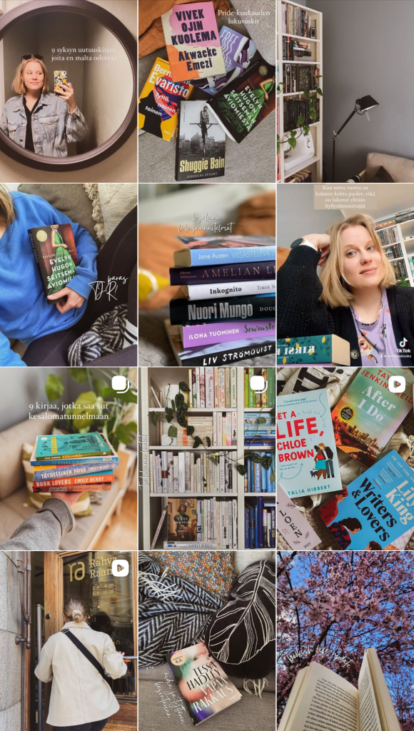 Kuvakaappaus @anniinasbooks-Instagram-tililtä.